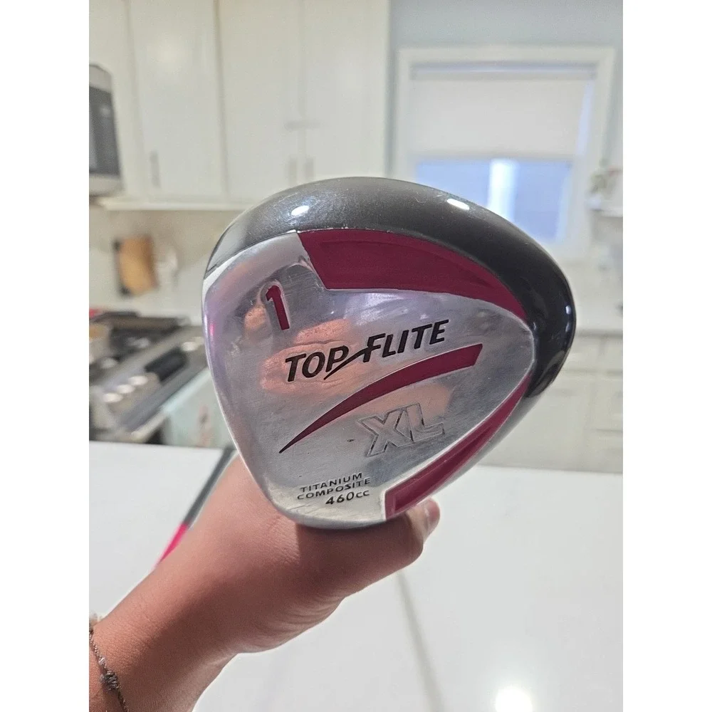 Top Flite XL Driver 460cc Titanium Composite & 3 Wood Graphite Medium Firm Flex